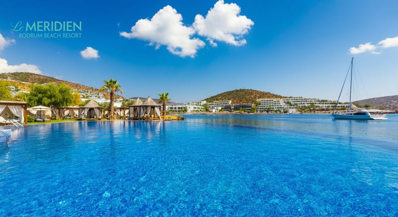 Luxurious resort in Bodrum with stunning views