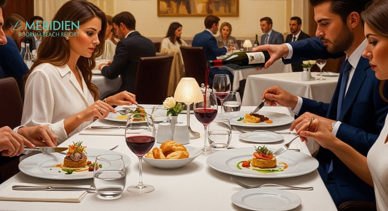 Bodrum'da deniz manzaralı lüks akşam yemeği, Le Meridien farkı