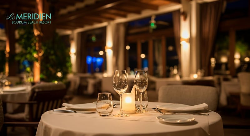 Bodrum'da Le Meridien'de fine dining deneyimi