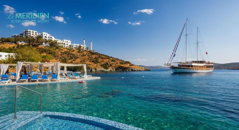 Bodrum'da Le Meridien otelinde lüks tatil deneyimi