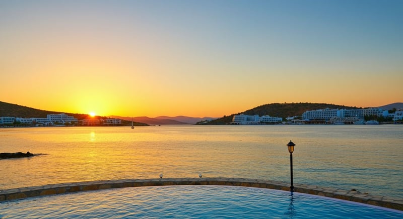 Bodrum'da lüks otel Le Meridien'in dış görünümü