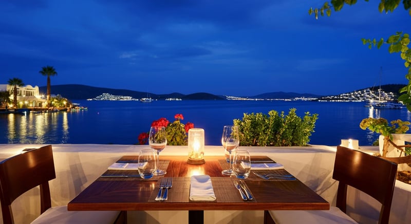 Bodrum'da eşsiz manzaralı fine dining restoran