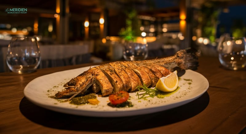 Bodrum'da Le Meridien lüks restoran