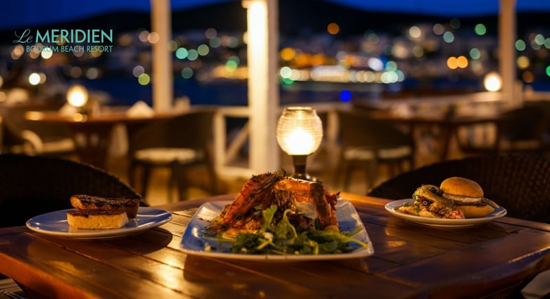 Bodrum lüks restoran Le Meridien dokunuşu