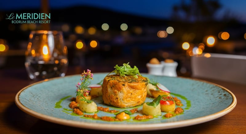 Bodrum Le Meridien'de lezzetli yemekler