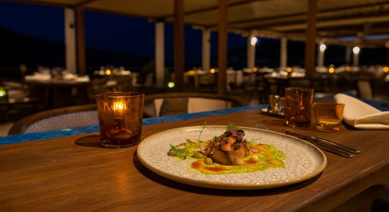 Bodrum Le Meridien'de gurme yemekler
