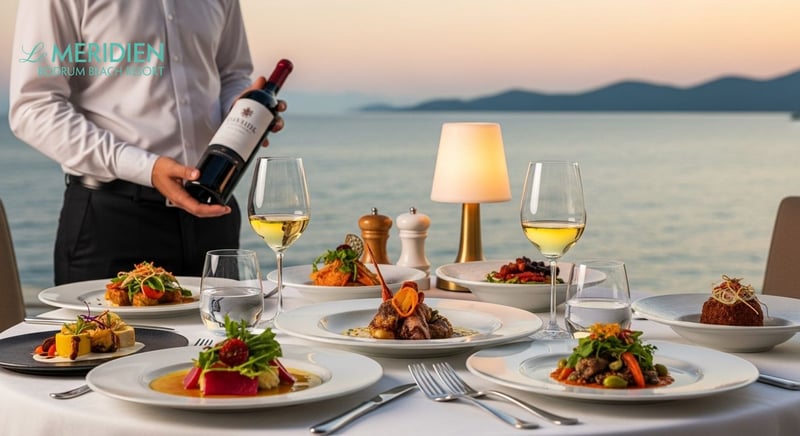 Bodrum'un en kaliteli yemekleri, Le Meridien şeflerinin özel dokunuşları