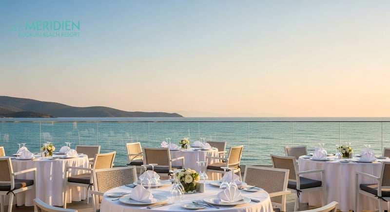 Bodrum'da Le Meridien lüks yemek deneyimi