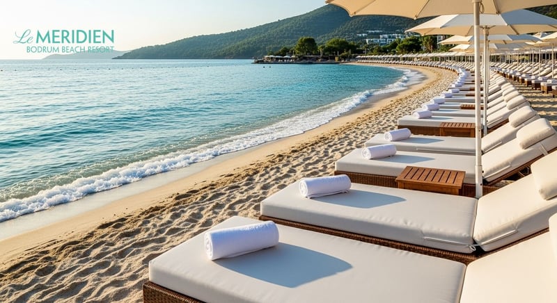 Bodrum Le Meridien otelinde tatil manzarası