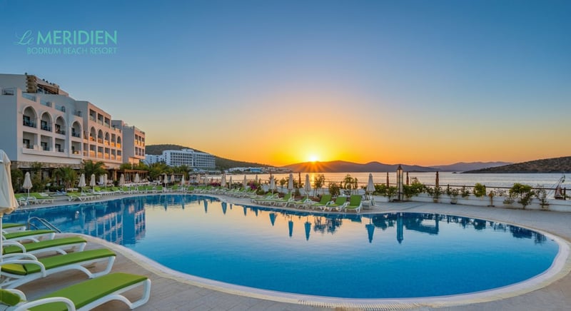 Bodrum'da Le Meridien otelinde konfor ve lüks