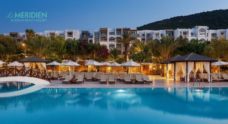 Bodrum merkezde Le Meridien otel konforu