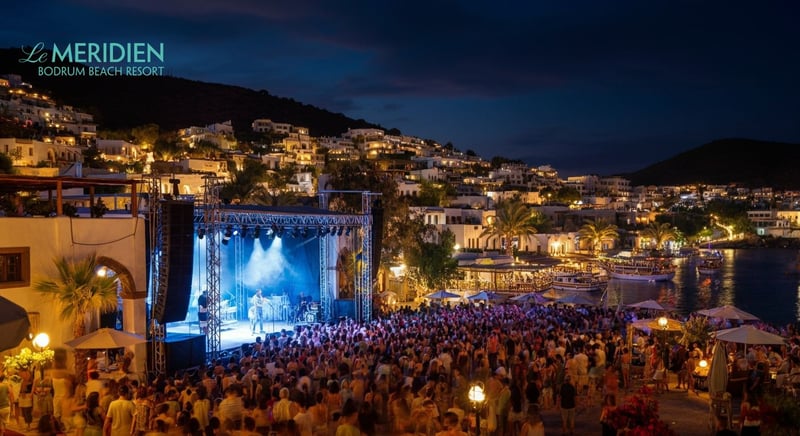 Bodrum Le Meridien konserleri müzik etkinliği