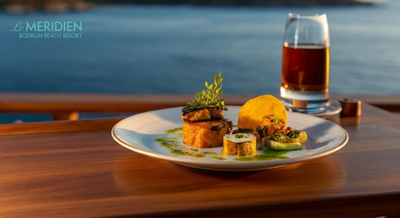 Bodrum'un lüks restoranı Le Meridien'de yemek deneyimi