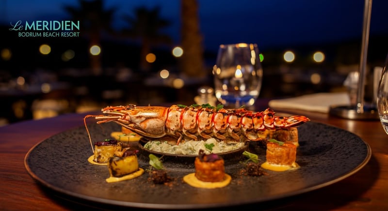 Bodrum'un şık restoranları arasında Le Meridien farkı