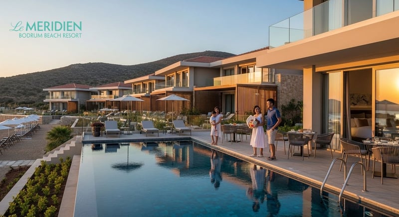Family enjoying activities at Le Meridien Bodrum