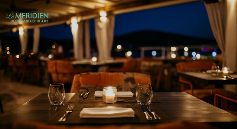 Deniz manzaralı Bodrum restoranları, lüks seçenekler