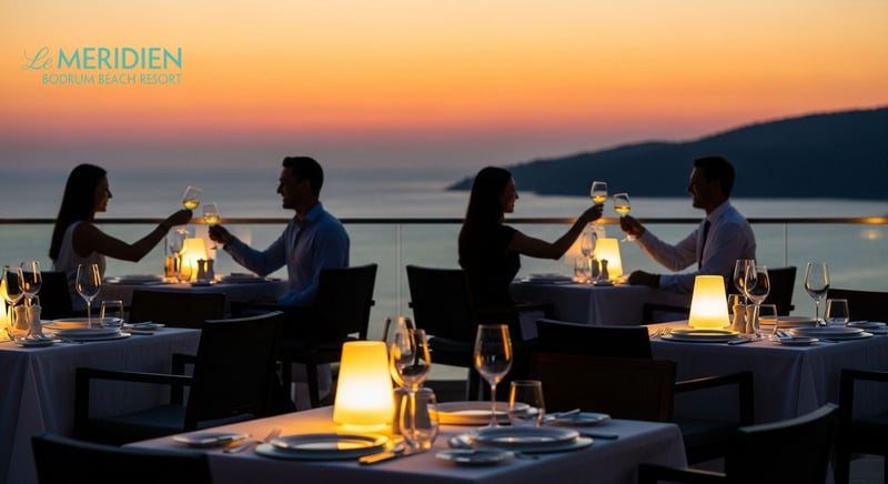 Deniz manzaralı gurme deneyim: Le Meridien'de akşam yemeği