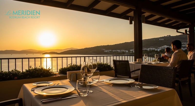 Deniz manzaralı gurme deneyimler: Le Meridien Bodrum'un özel menüsü