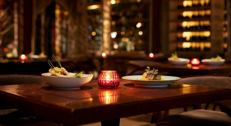 Bodrum'da deniz manzaralı lüks restoran