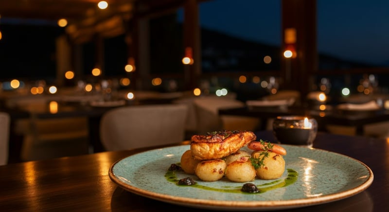 Deniz manzaralı lüks restoran, Le Meridien Bodrum