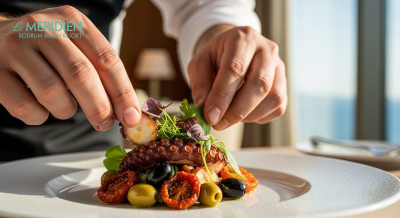 Deniz manzaralı lüks restoran, unutulmaz akşam yemeği