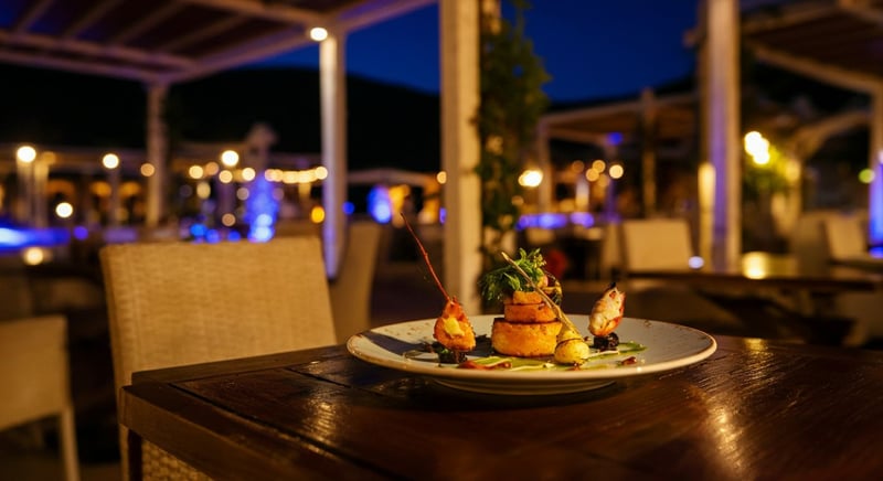 Bodrum'da deniz manzaralı şık restoranlar