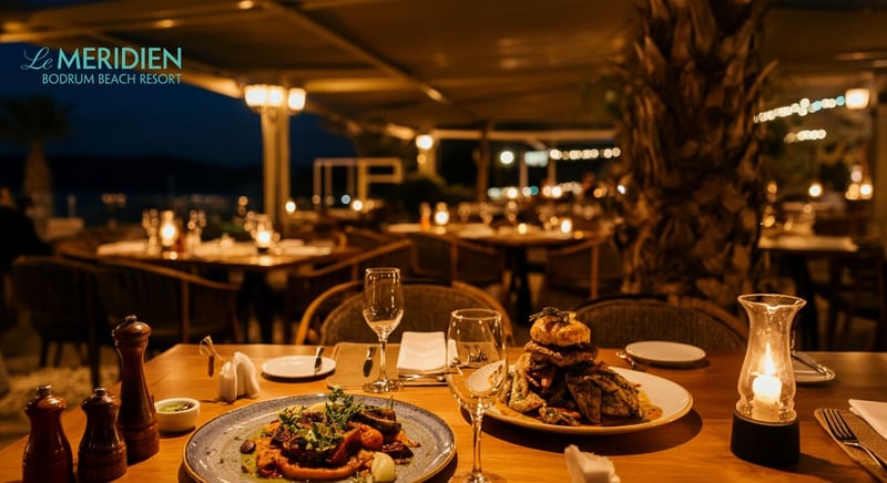Denize sıfır lüks restoran, Bodrum Le Meridien