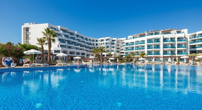 Family enjoying vacation at a top hotel in Bodrum