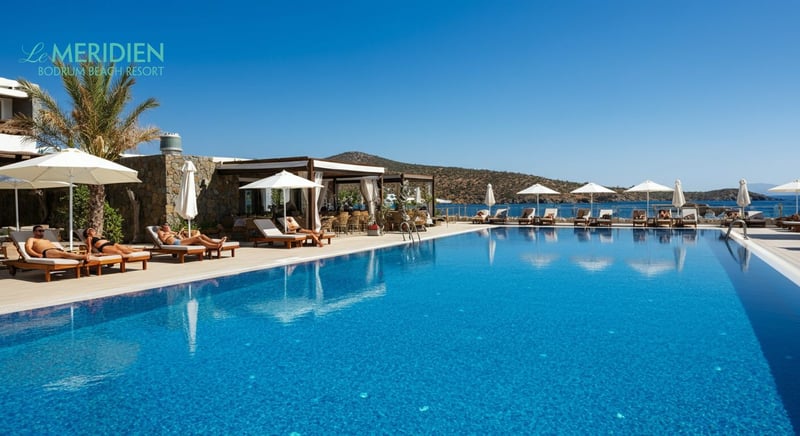 Family enjoying vacation at a top hotel in Bodrum