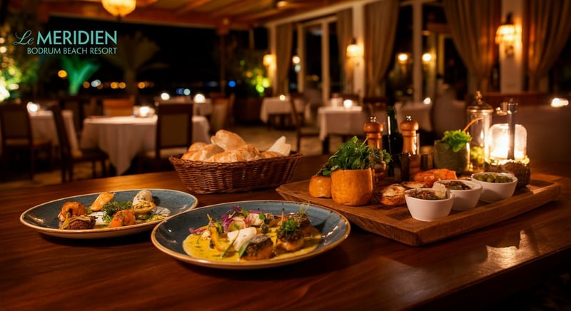 Le Meridien restoranları, gurme lezzetler ve şık atmosfer