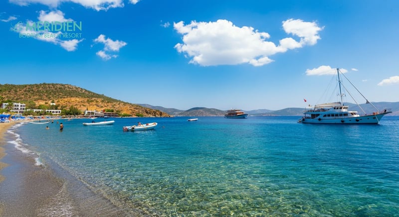 Пляжи Бодрума рядом с Le Meridien