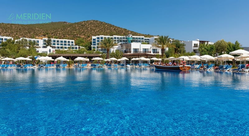 Лучшие пляжи Бодрума с комфортом Le Meridien