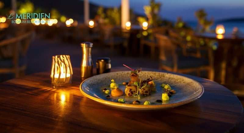 Le Meridien Bodrum'da deniz manzaralı lüks restoran seçenekleri