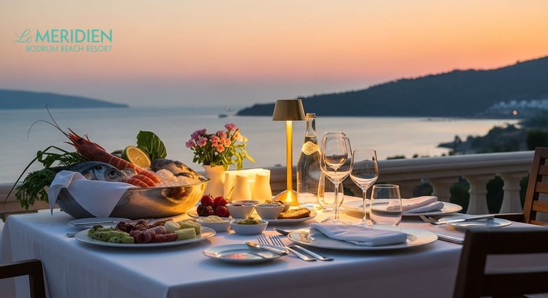 Le Meridien Bodrum oteli, Bodrum Yarımadası manzarası