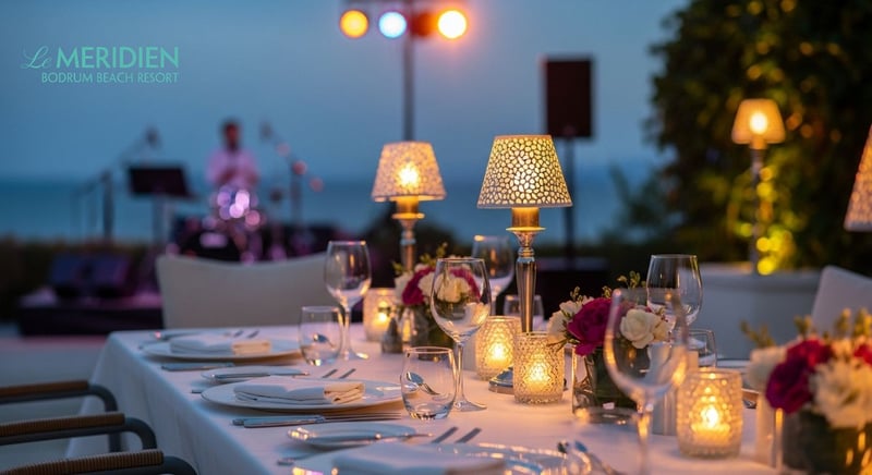 Le Meridien Bodrum lüks restoranları, deniz manzarası eşliğinde unutulmaz anlar