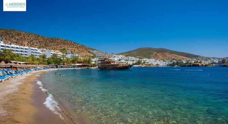 Le Meridien Bodrum plaj manzarası