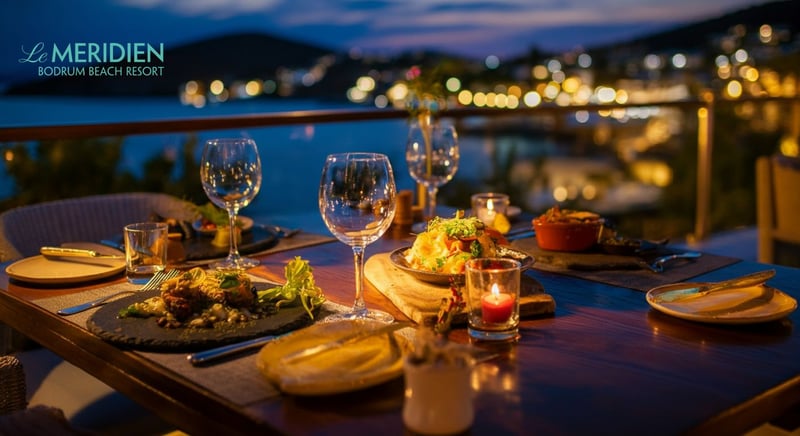 Le Meridien'de romantik akşam yemeği