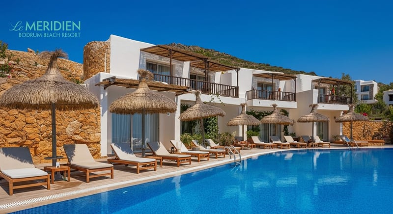 Le Meridien Bodrum lüks otel manzarası