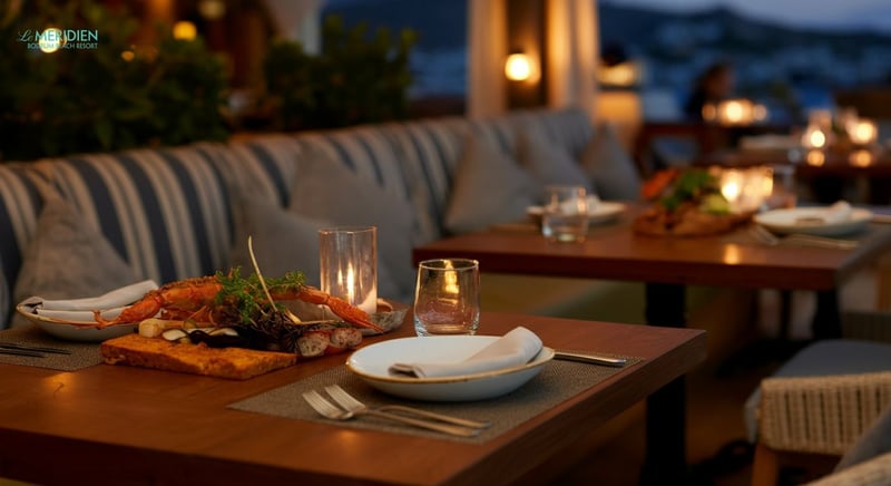 Le Meridien Bodrum'da lüks yemek deneyimi