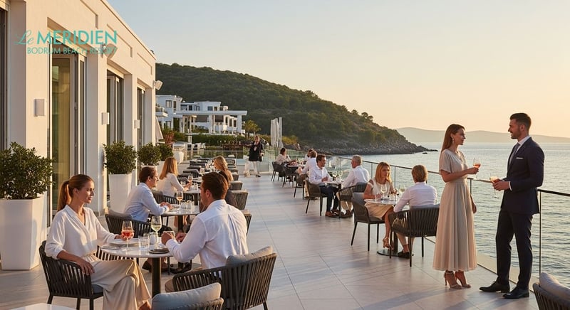 Le Meridien Bodrum'da akşam yemeği keyfi