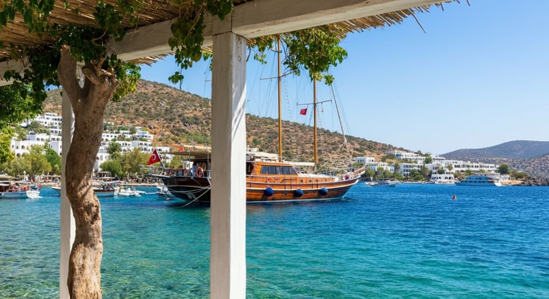 Luxury all-inclusive resort in Bodrum with stunning sea view