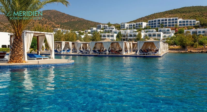 Luxury Bodrum resort with stunning sea view