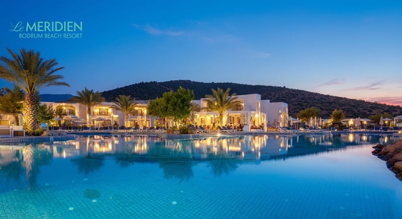 Luxury Bodrum hotel with stunning sea view