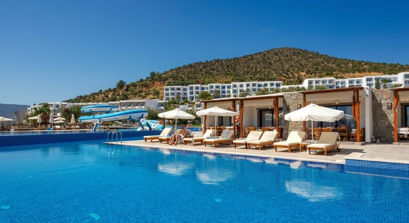 Luxury hotels with private beaches in Bodrum