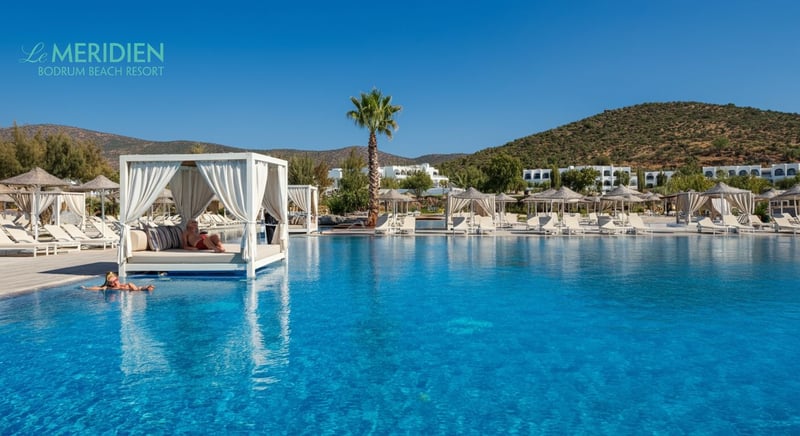 Luxury all-inclusive resort in Bodrum with stunning sea views