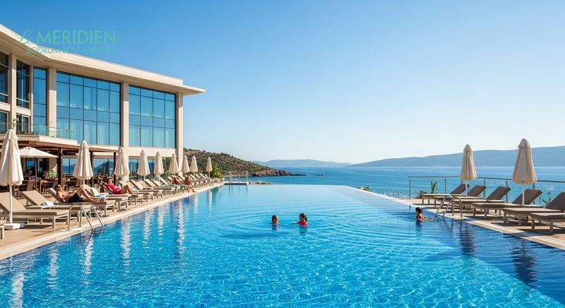 Luxury beachfront hotel in Bodrum, Turkey