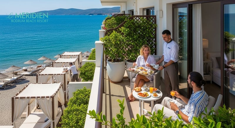 Luxury hotel stay in Bodrum with stunning views