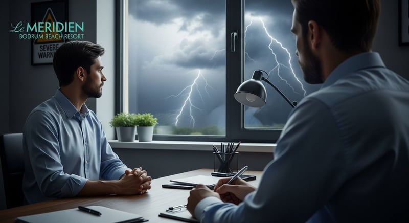 Severe weather alerts at Le Méridien hotel