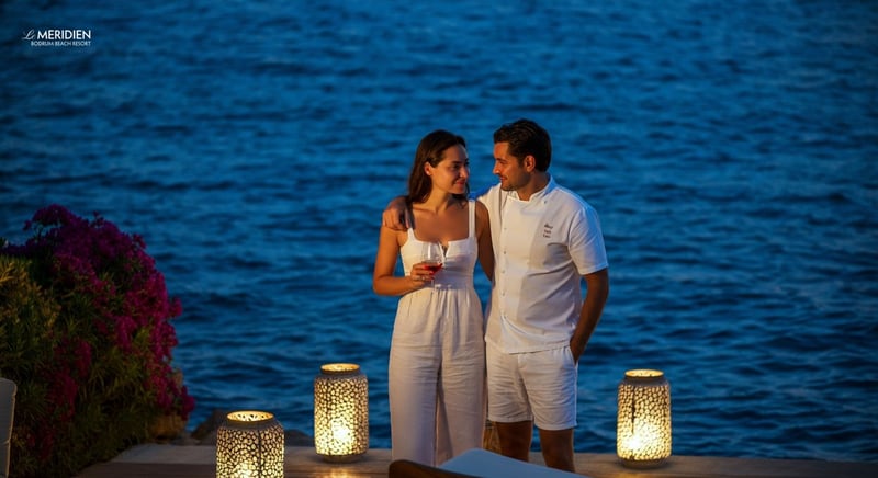 Le Meridien hotel with stunning sea views