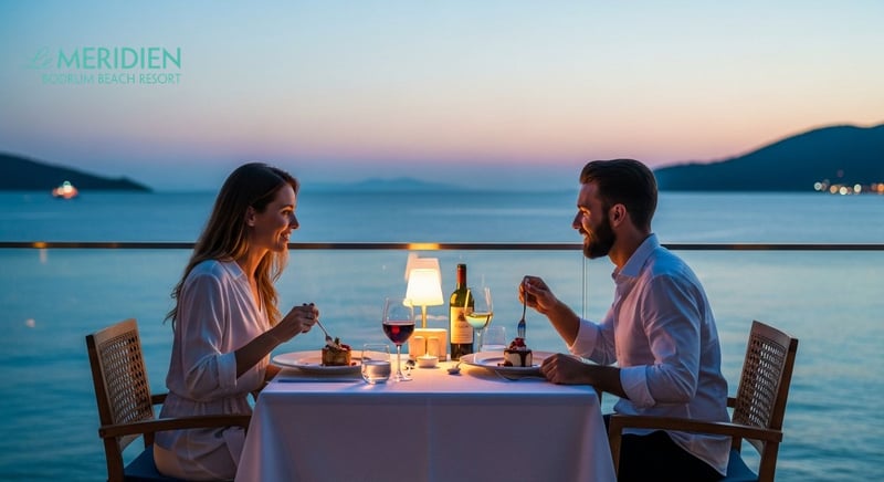 Le Meridien'de romantik ve lüks akşam yemeği